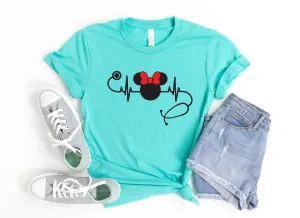 Minnie Nurse t shirt - Minnie Doctor Shirt- Healthcare Worker Disney Shirt - Minnie Stethoscope Shirt