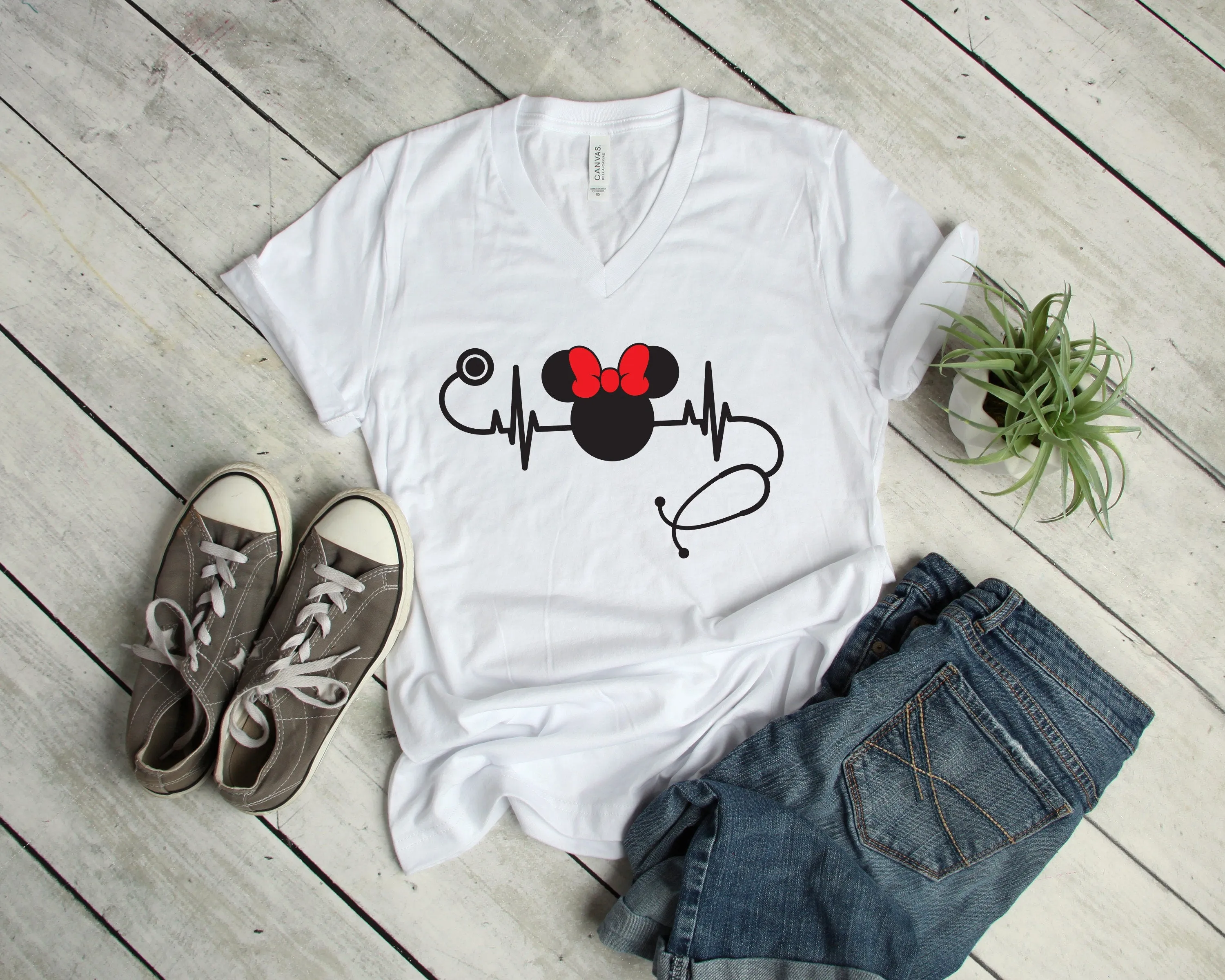 Minnie Nurse t shirt - Minnie Doctor Shirt- Healthcare Worker Disney Shirt - Minnie Stethoscope Shirt