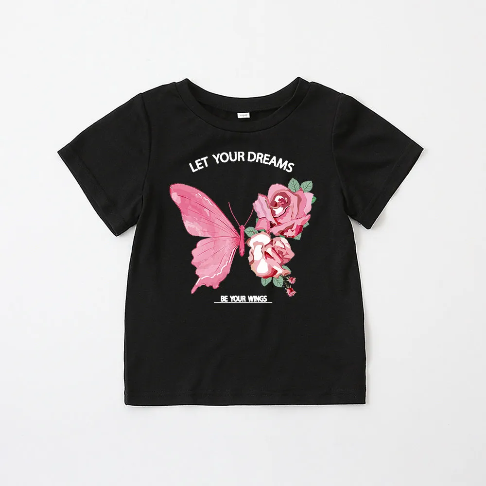 Mommy and Daughter Short Sleeve Matching T-Shirt