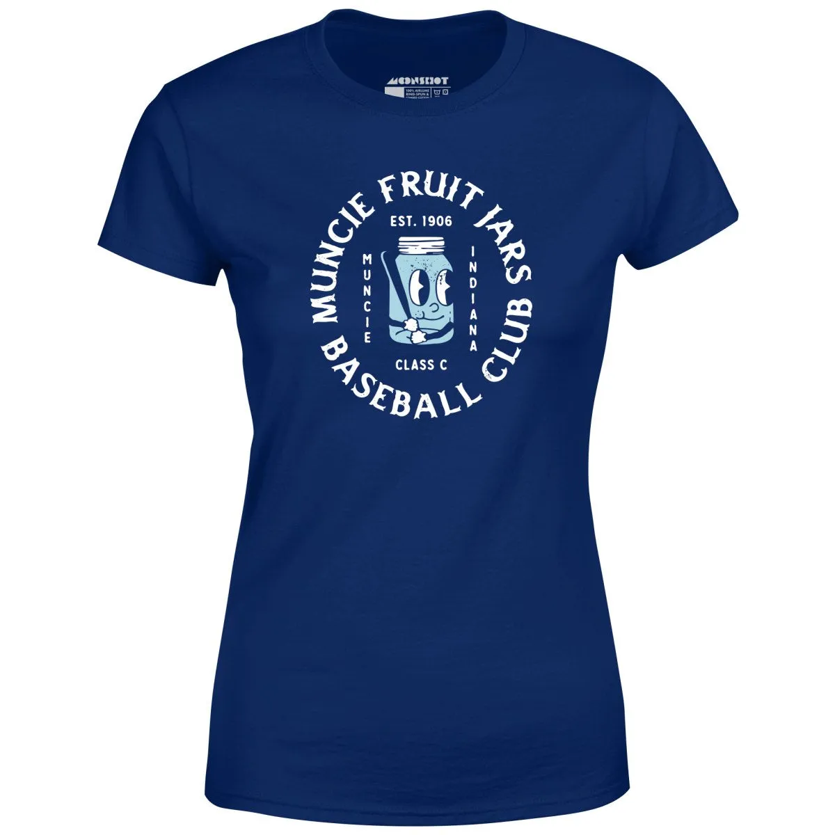 Muncie Fruit Jars - Indiana - Vintage Defunct Baseball Teams - Women's T-Shirt