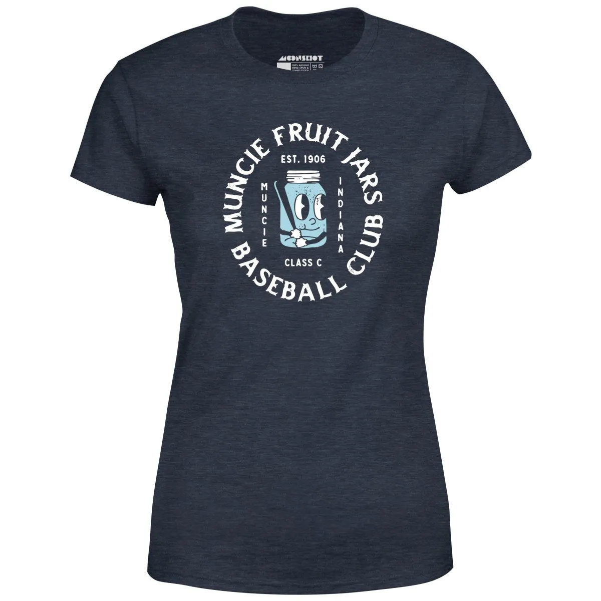 Muncie Fruit Jars - Indiana - Vintage Defunct Baseball Teams - Women's T-Shirt