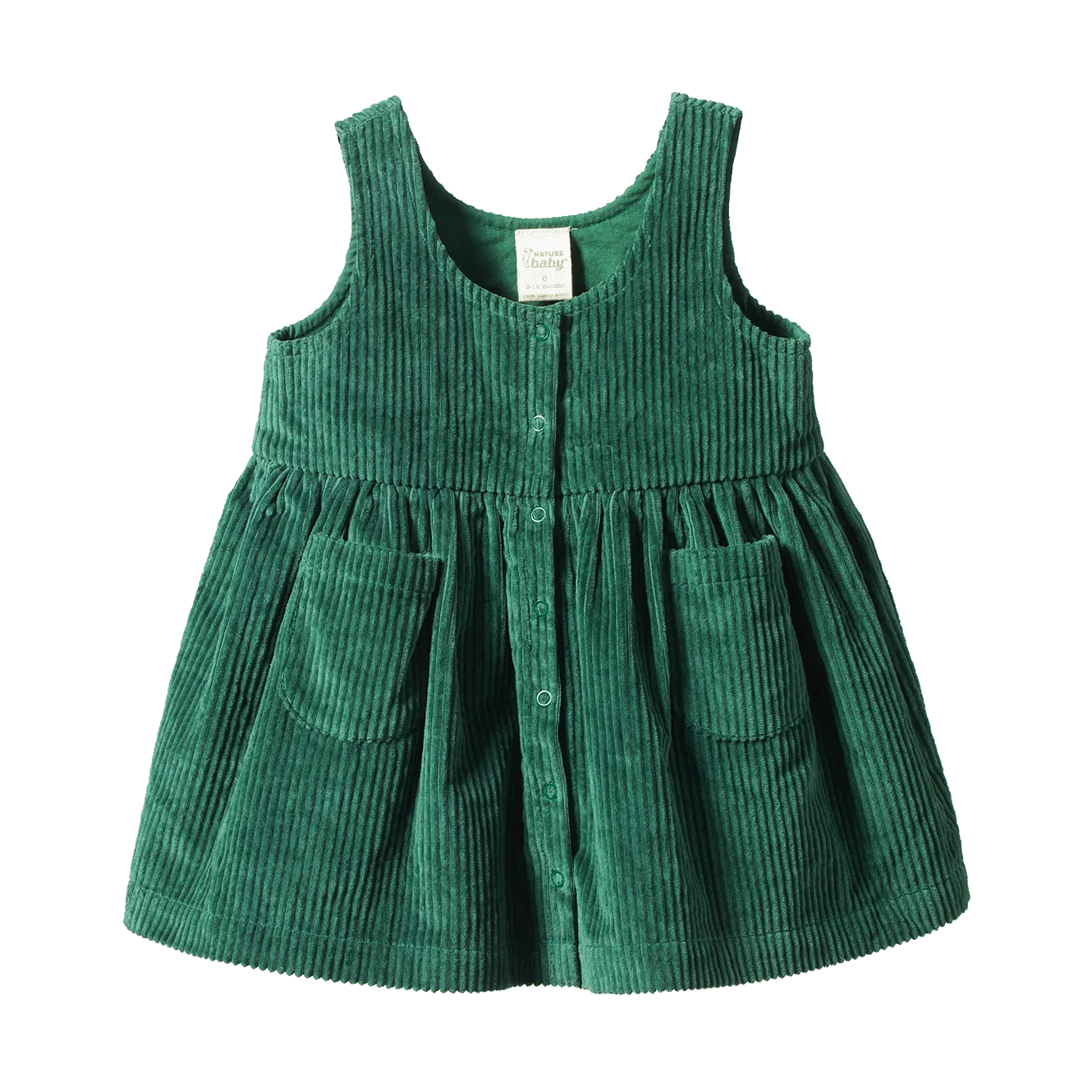 Nature Baby Amelia Pinafore - Pine
