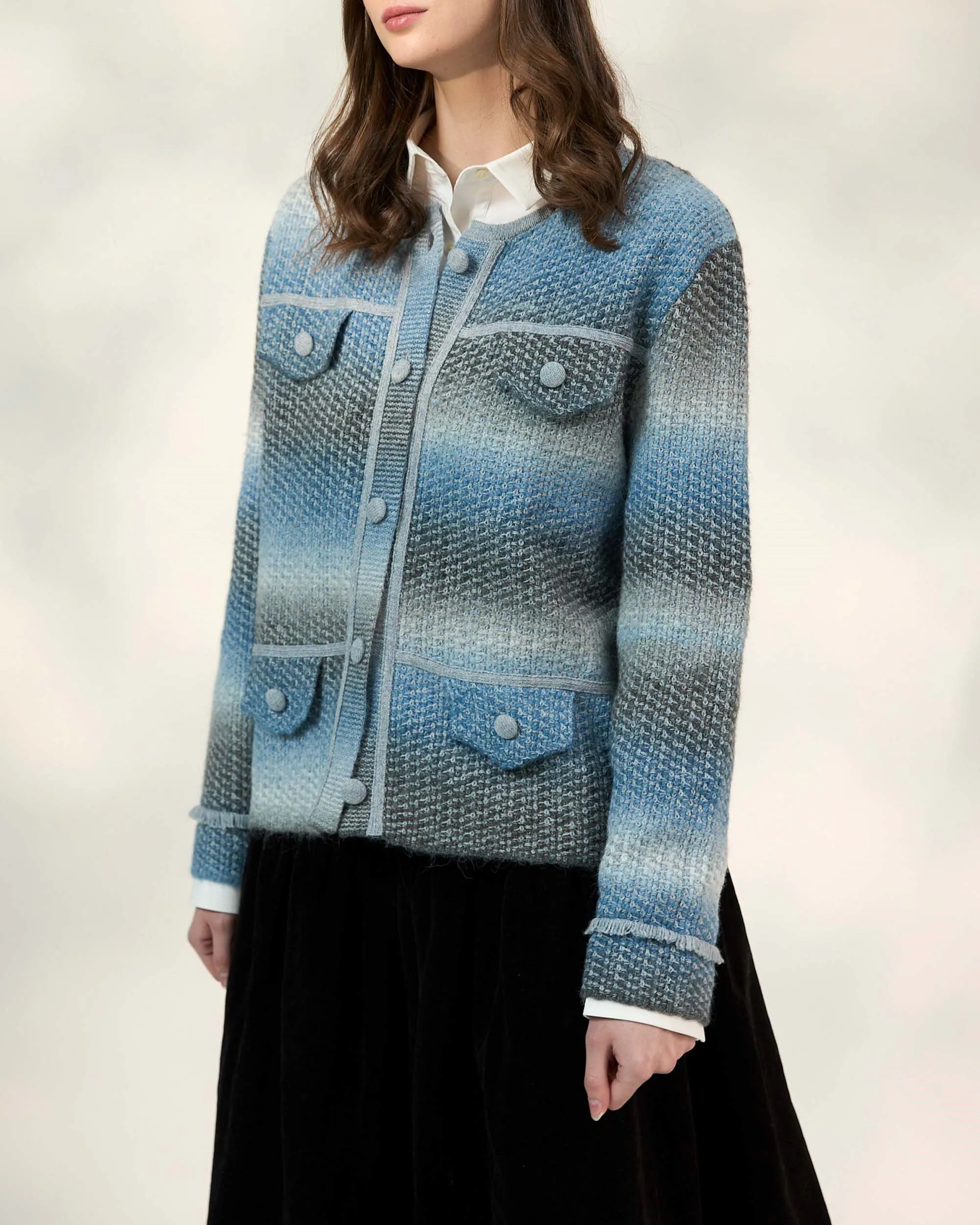 NORAH SUE Gradation Cardigan