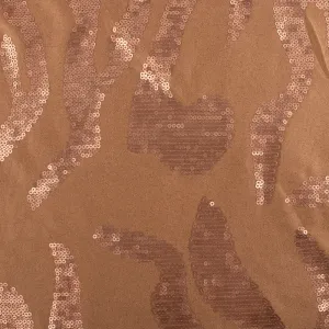 Novelty Fancy Suede - Sparkling - Camel