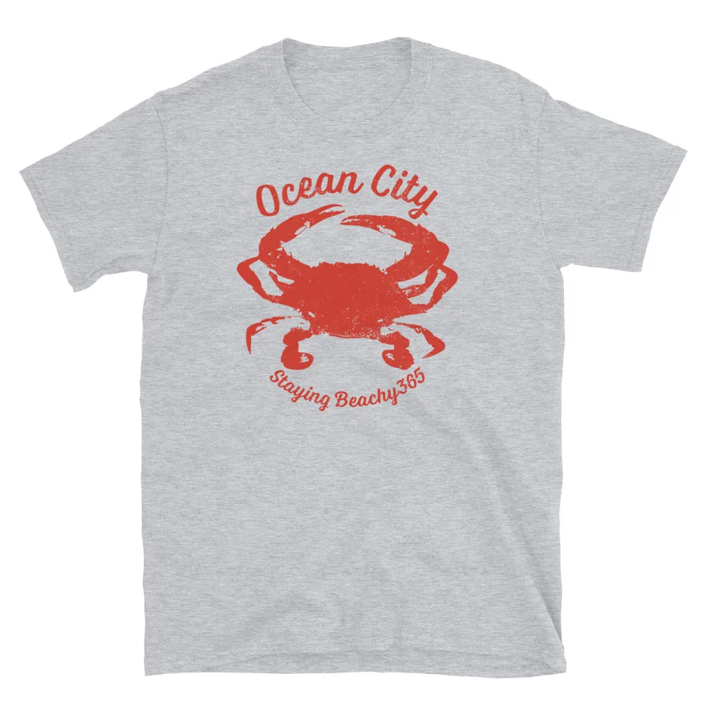 Ocean City Vintage Crab Tee