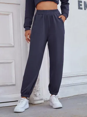 Outdoor Staple Elastic Waist Joggers