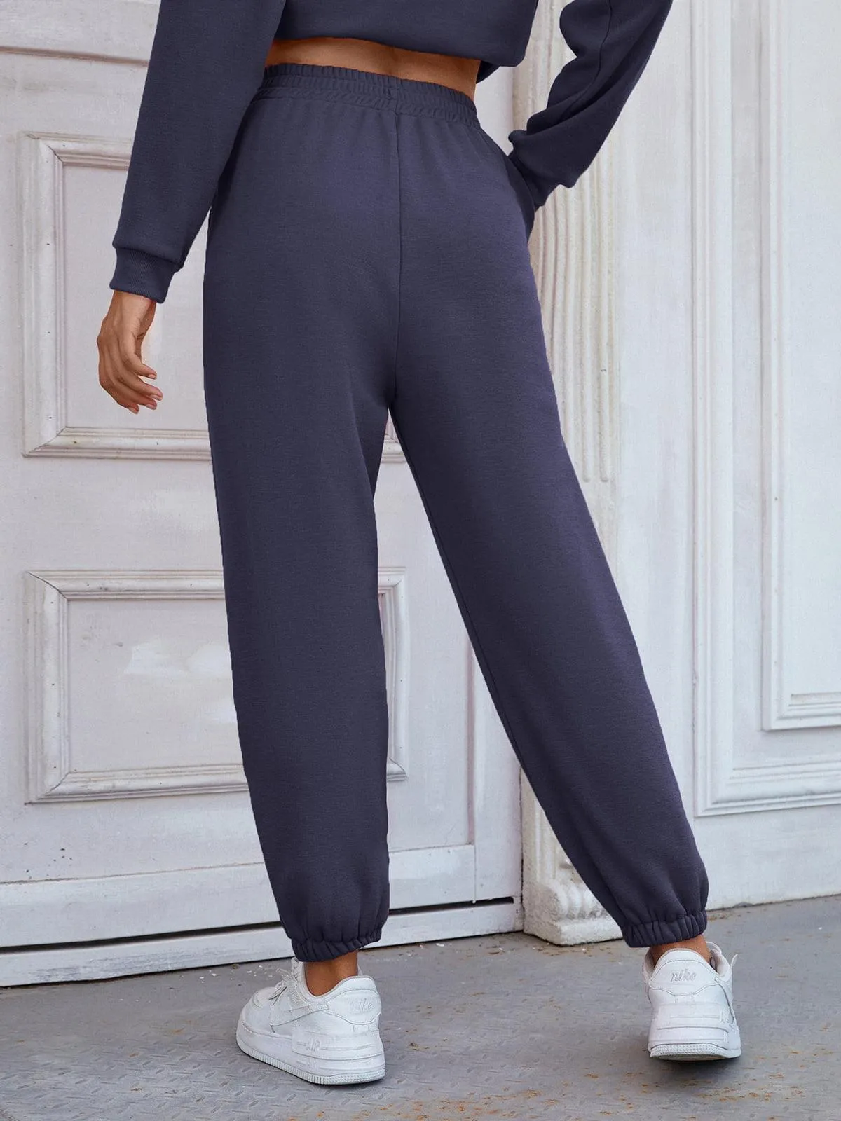 Outdoor Staple Elastic Waist Joggers