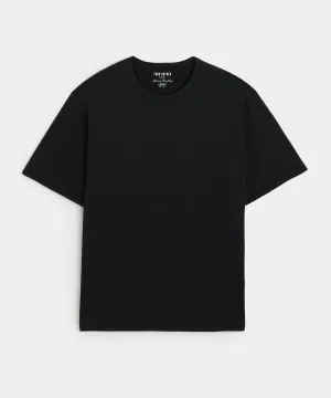 Oversized Luxe Jersey Tee in Black