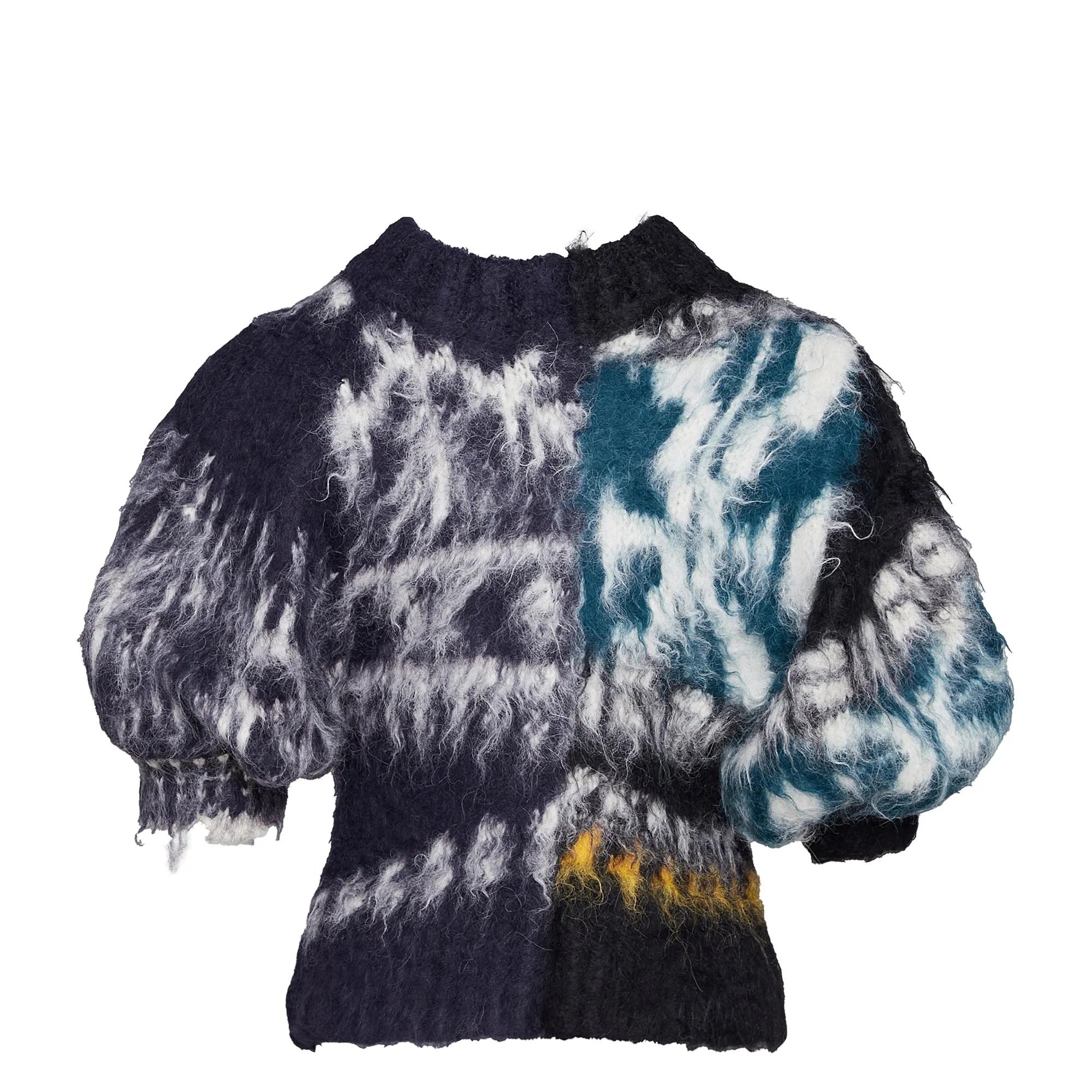 Pattern Knit Blouson