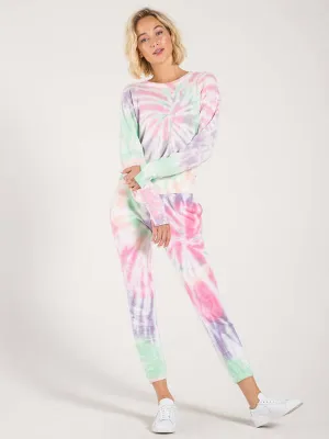 Philanthropy - Kojak Sweatshirt in Pink Panther Spiral