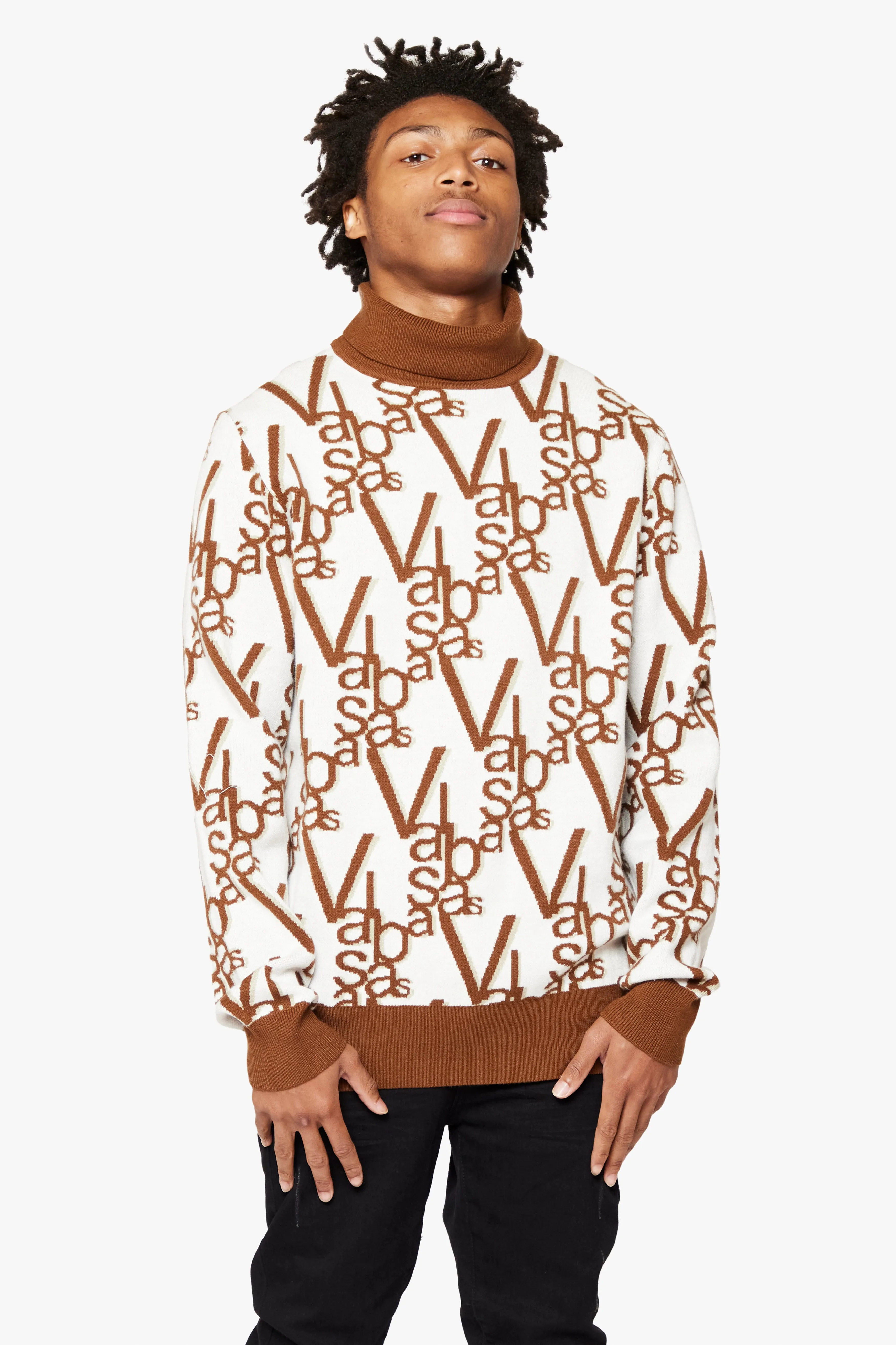 "ELYSIAN" CARAMEL TURTLE NECK
