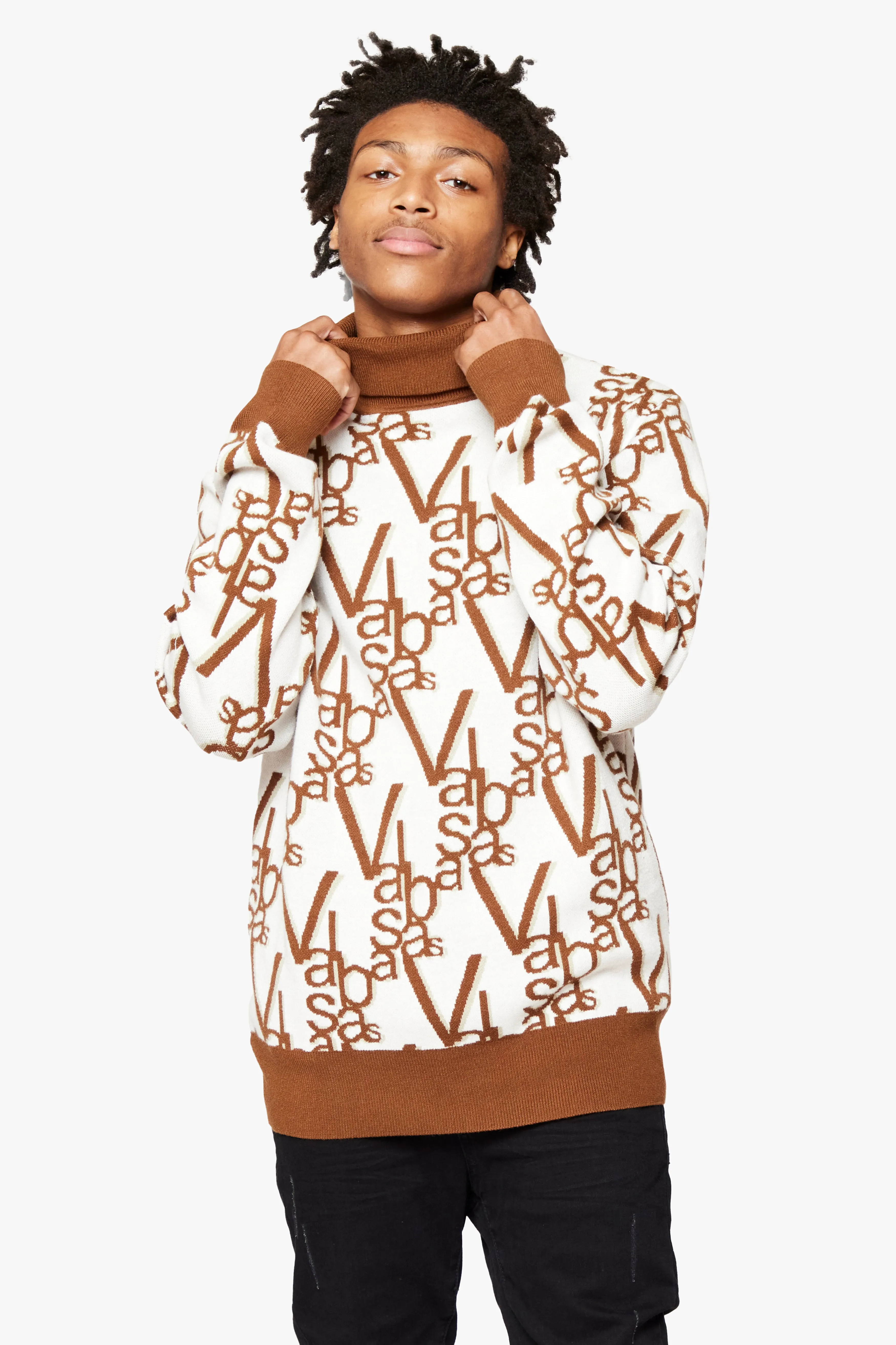 "ELYSIAN" CARAMEL TURTLE NECK