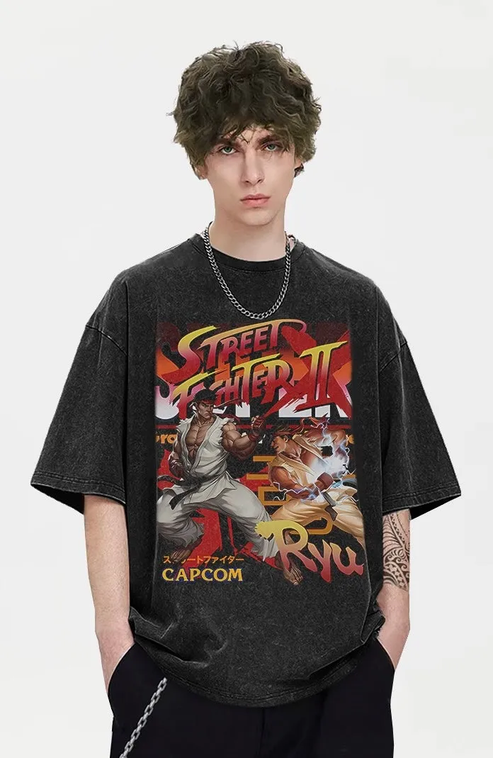 Ryu - Graphic Tee - (Multi Coloured)