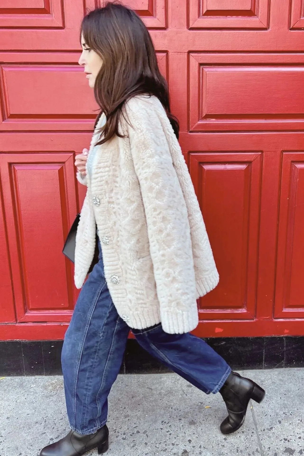 Sheared Sherpa Cardigan