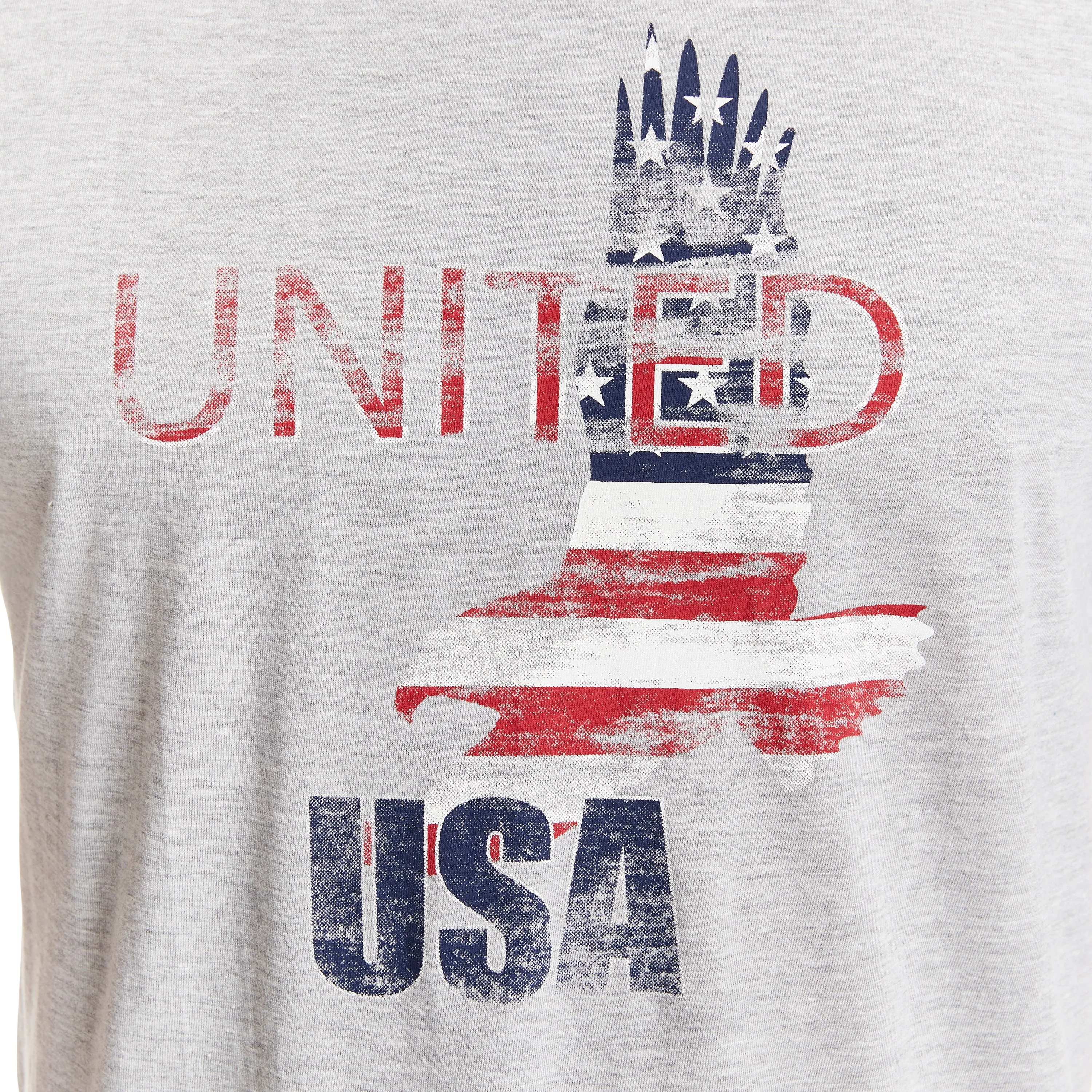 SHORT SLEEVE CREW NECK PATRIOTIC TEE-SHIRT