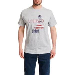 SHORT SLEEVE CREW NECK PATRIOTIC TEE-SHIRT
