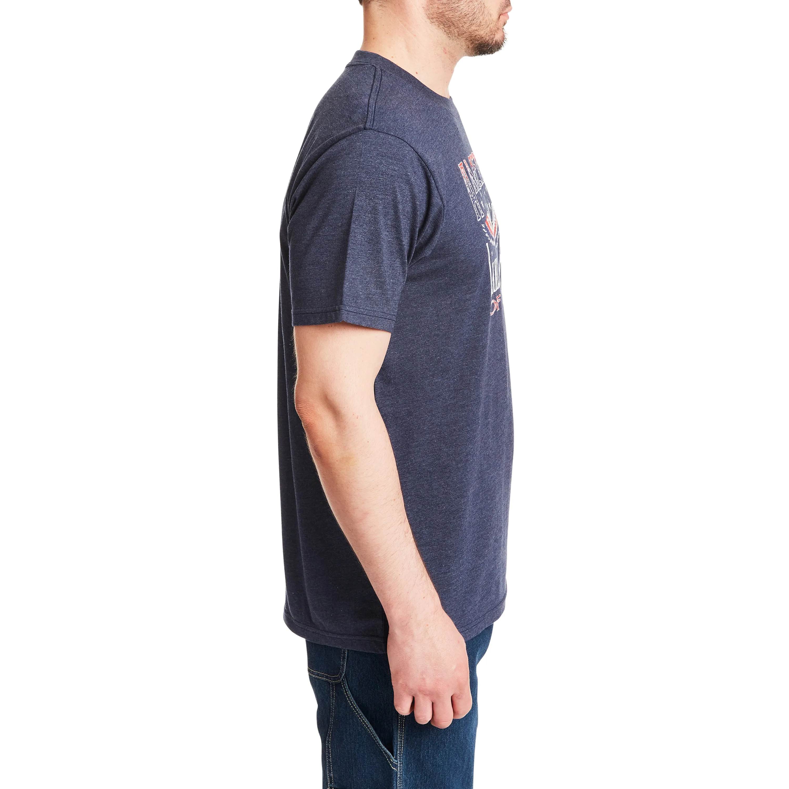 SHORT SLEEVE CREW NECK PATRIOTIC TEE-SHIRT