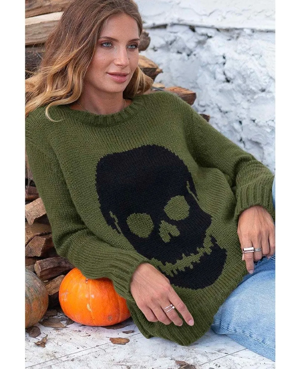 Skull Crew Khaki Black