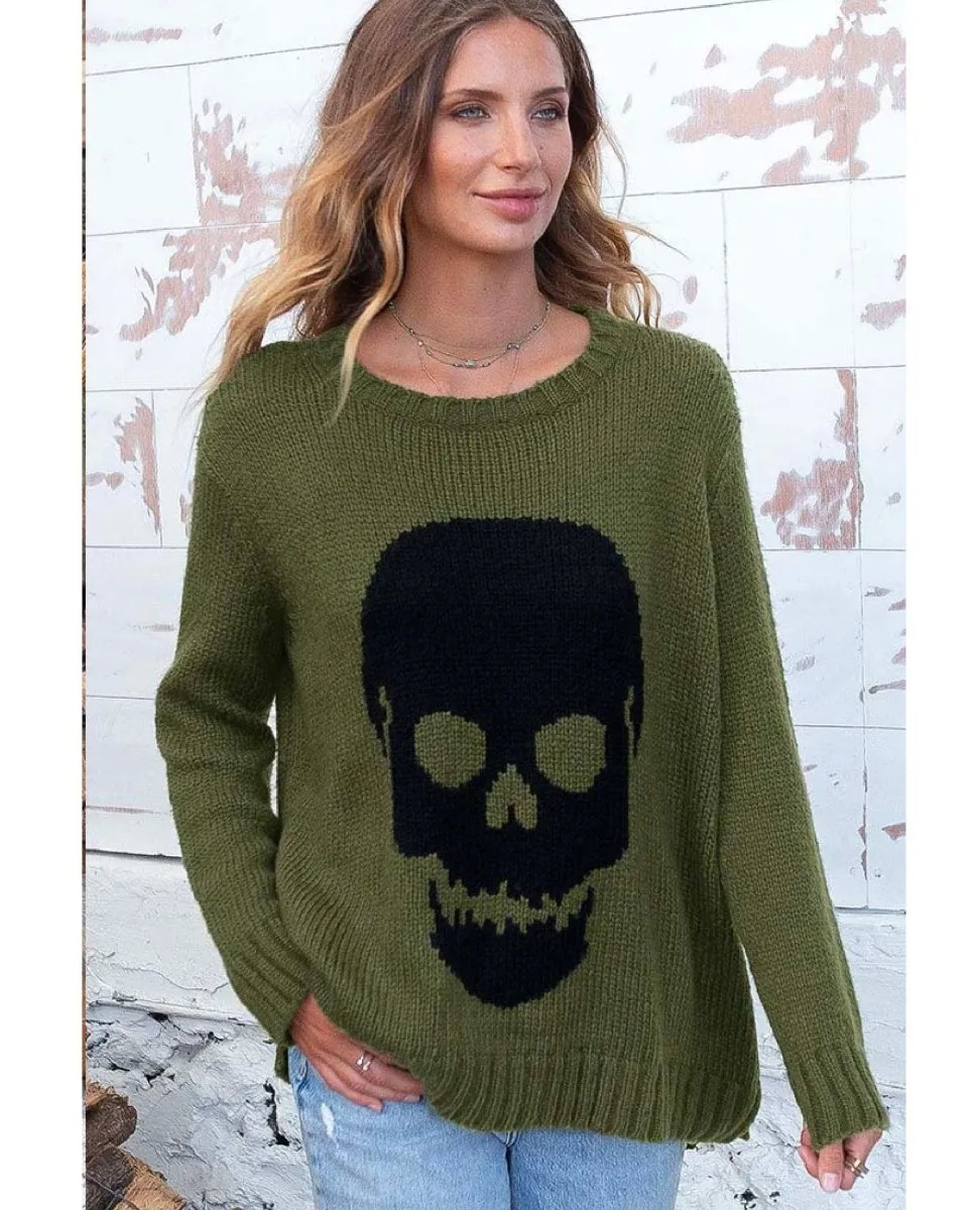 Skull Crew Khaki Black