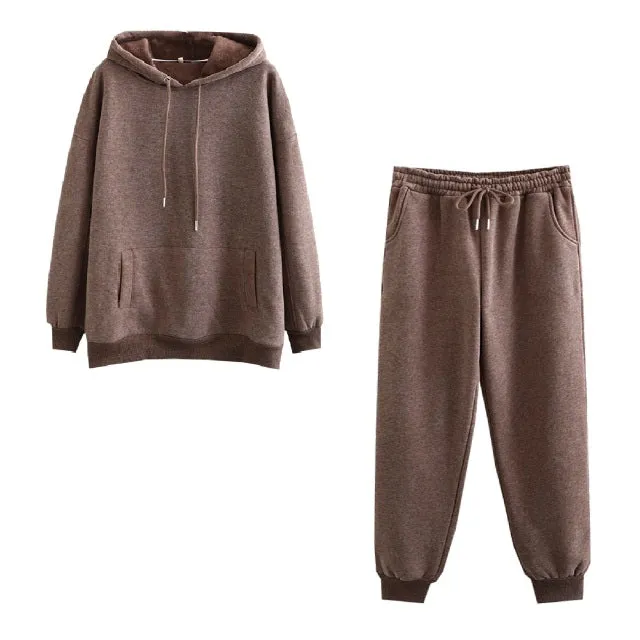 Solid Color Hoodies & Sweatpants