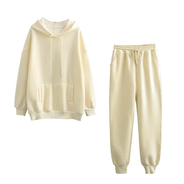 Solid Color Hoodies & Sweatpants