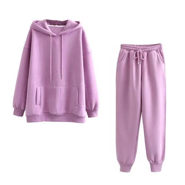 Solid Color Hoodies & Sweatpants