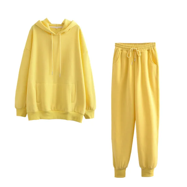 Solid Color Hoodies & Sweatpants
