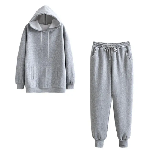 Solid Color Hoodies & Sweatpants