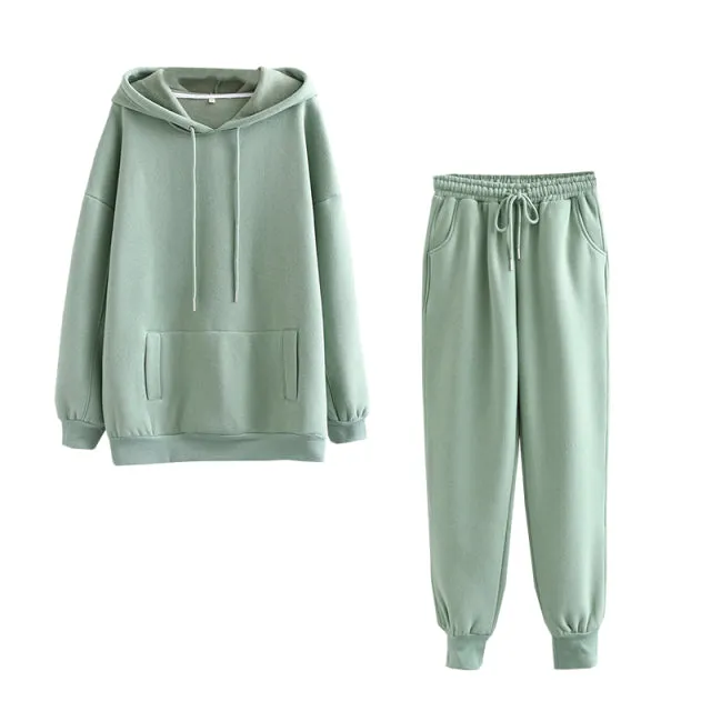 Solid Color Hoodies & Sweatpants