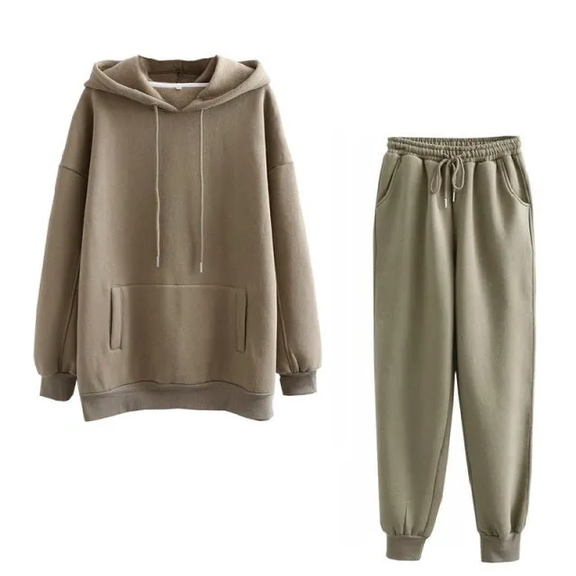 Solid Color Hoodies & Sweatpants