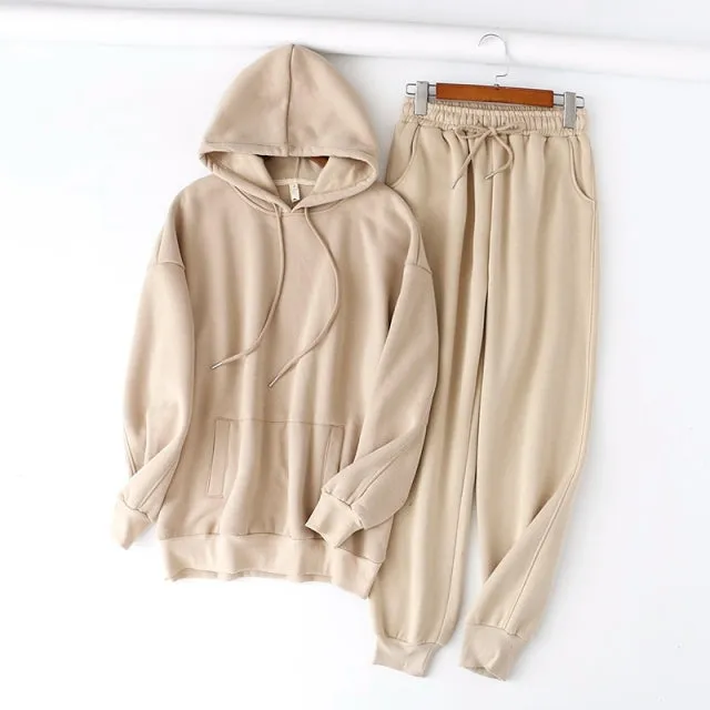 Solid Color Hoodies & Sweatpants