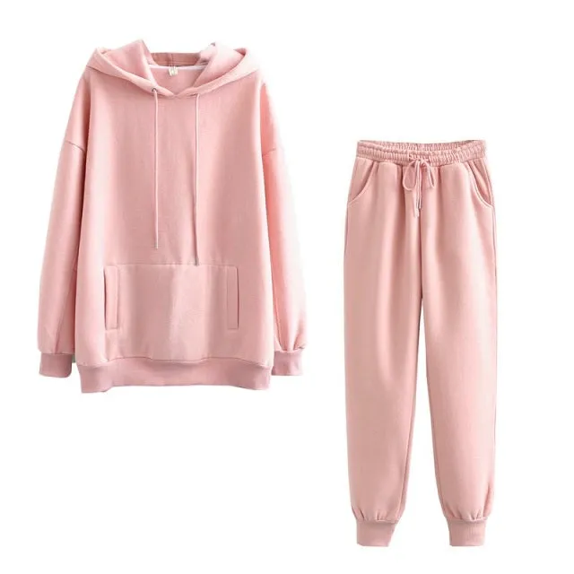 Solid Color Hoodies & Sweatpants