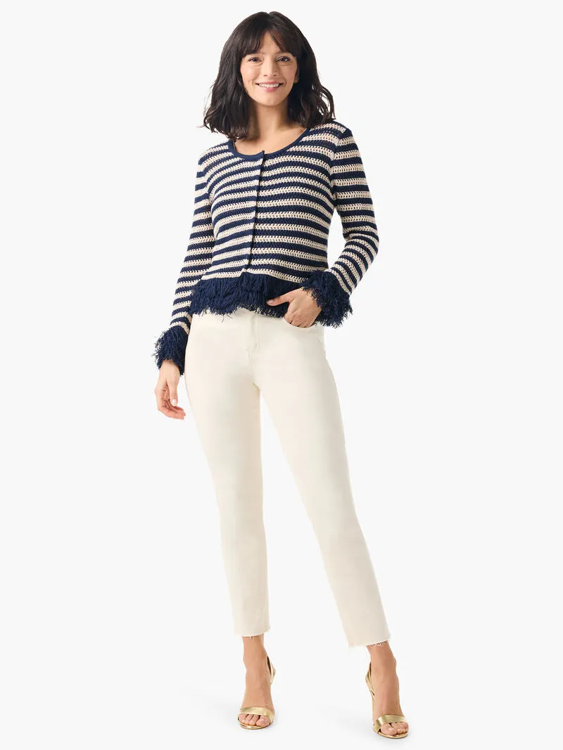 Theodora Twilight Fringe Cardigan - Nic & Zoe Style S241127
