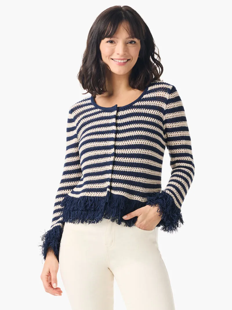 Theodora Twilight Fringe Cardigan - Nic & Zoe Style S241127