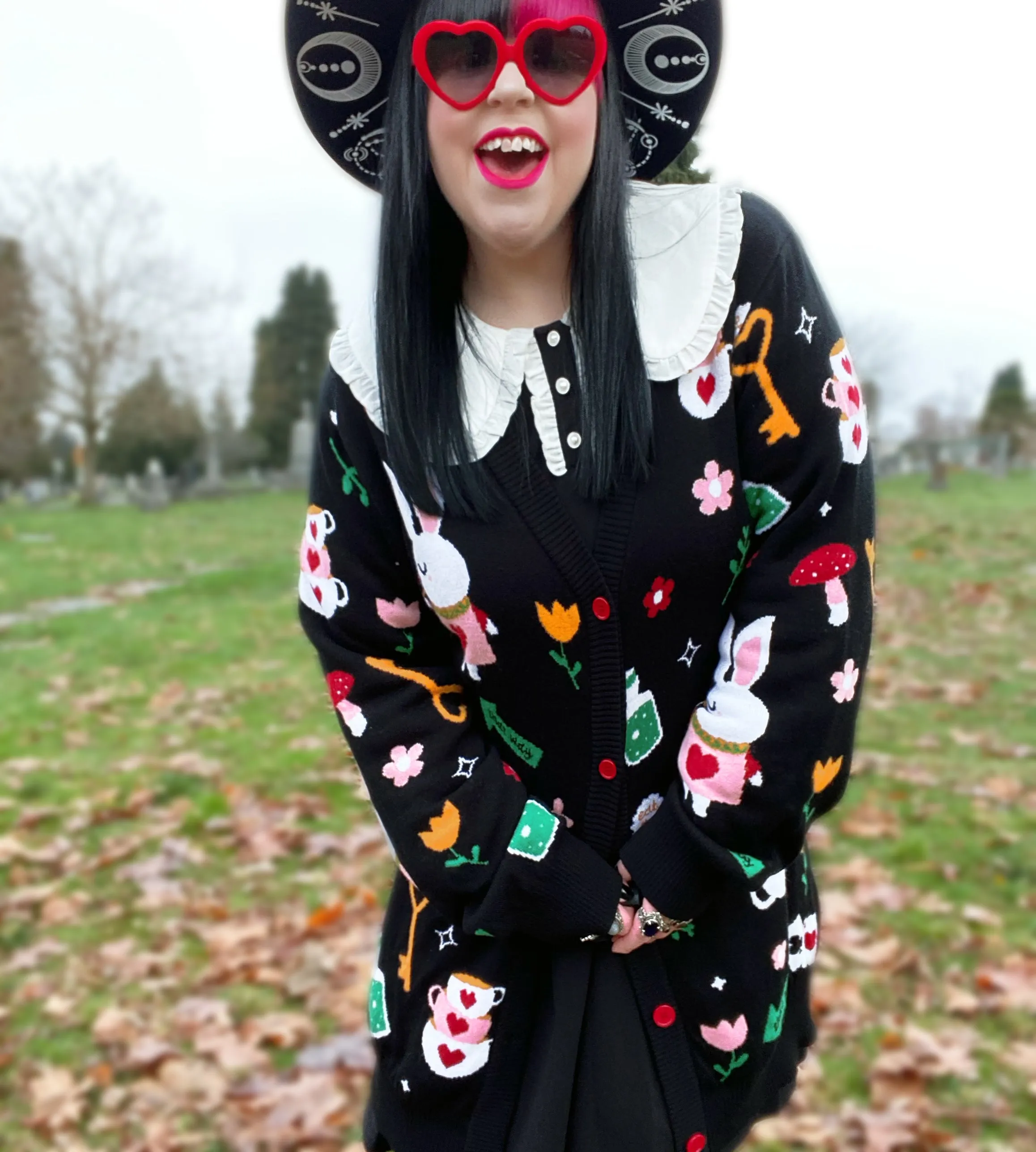Wonderland Cardigan Sweater - Ladies Sizes S-3X
