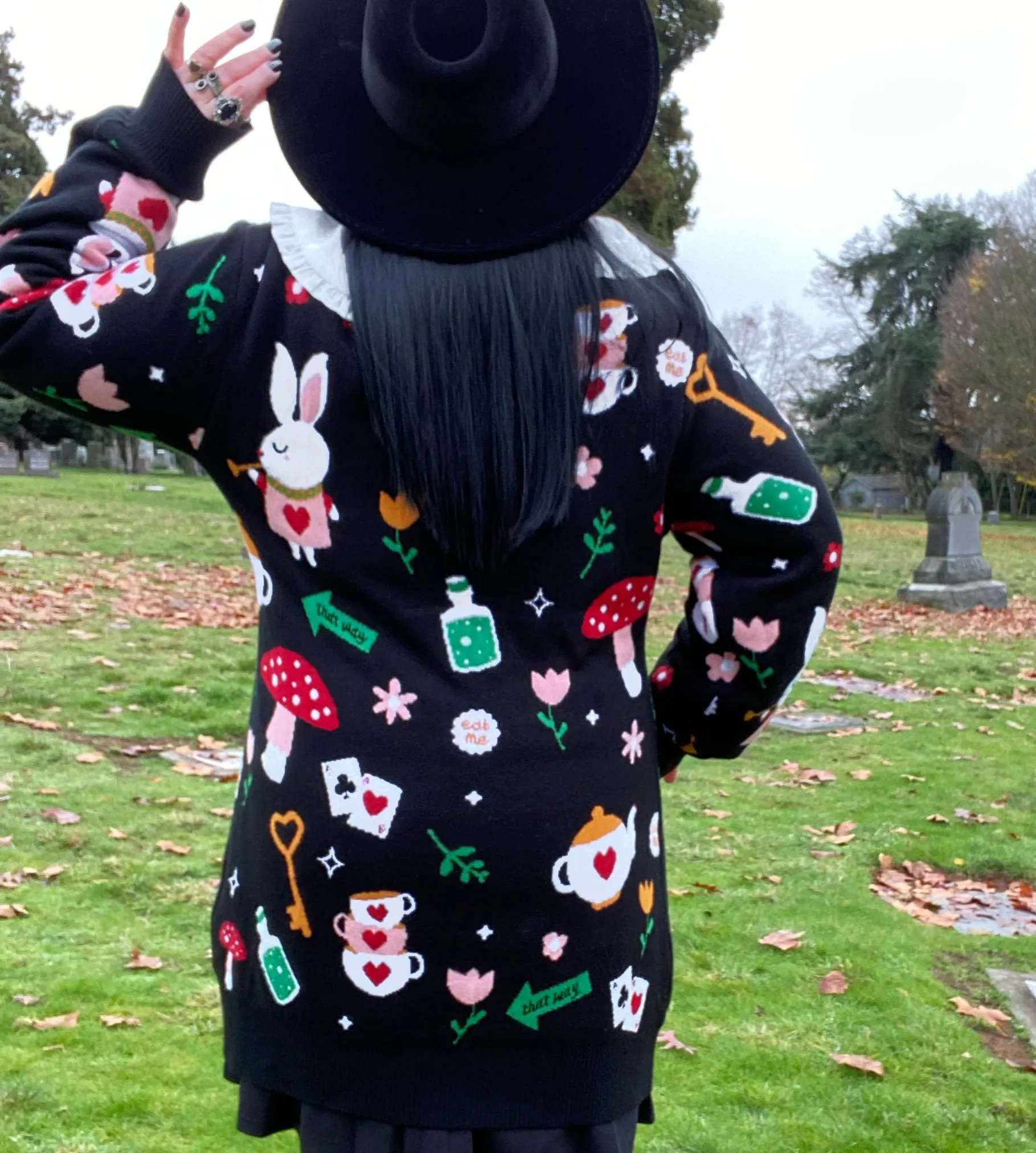 Wonderland Cardigan Sweater - Ladies Sizes S-3X