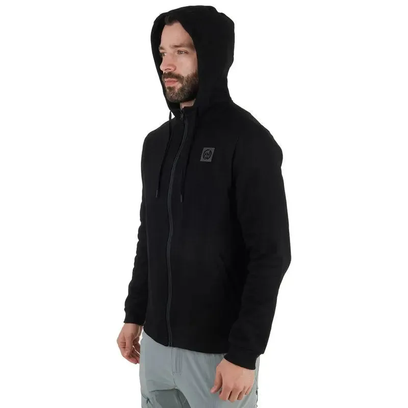 Zipped Hoodie Wave V2 Black