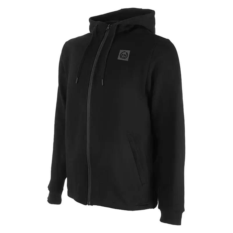 Zipped Hoodie Wave V2 Black