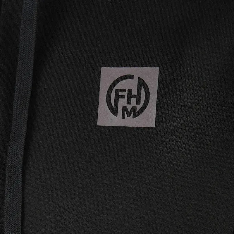 Zipped Hoodie Wave V2 Black